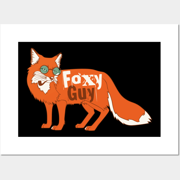 Foxy guy Wall Art by shippingdragons